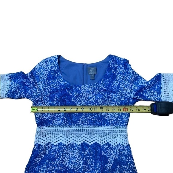 RABBIT Rabbit Rabbit Blue Periwinkle Lace Pencil Dress Size 8 - Picture 10 of 16